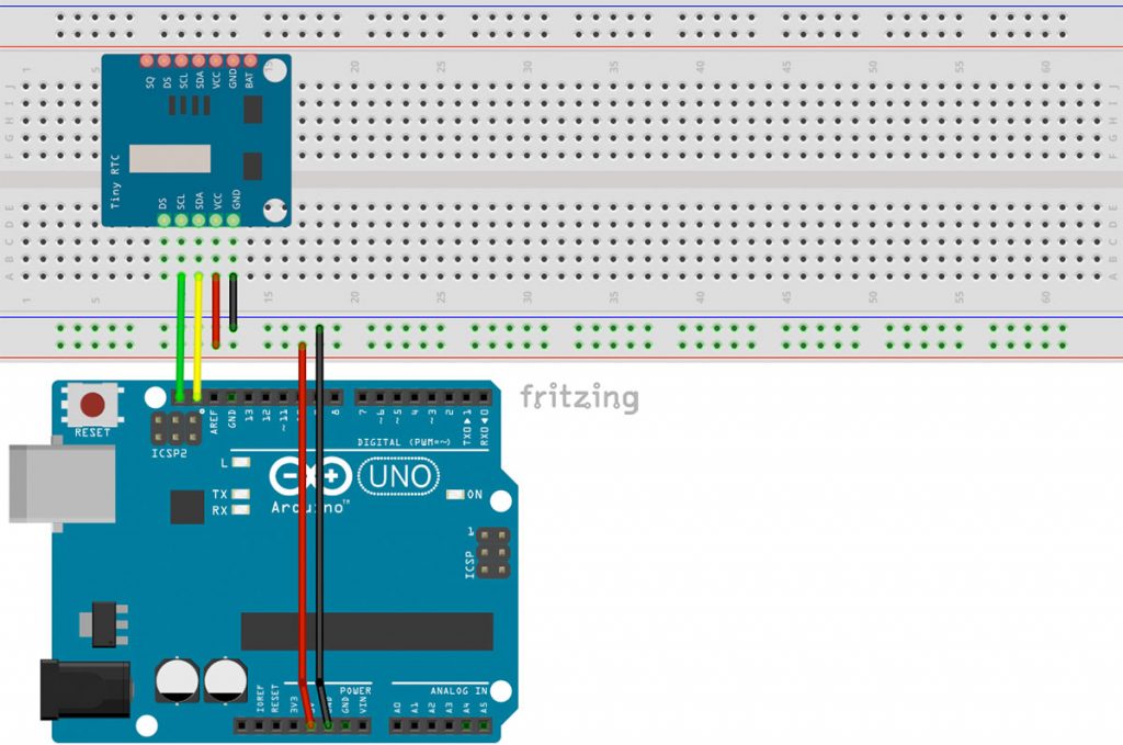 Arduino real time clock (RTC) module