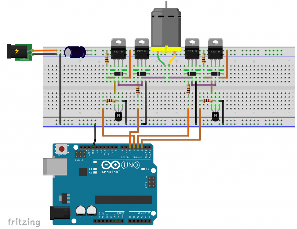 H-Brücke Mos-Fet Arduino