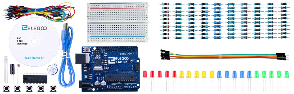 Arduino Starter Kits – ELEGOO-UNO-PROJECT-BASIC-STARTER-KIT