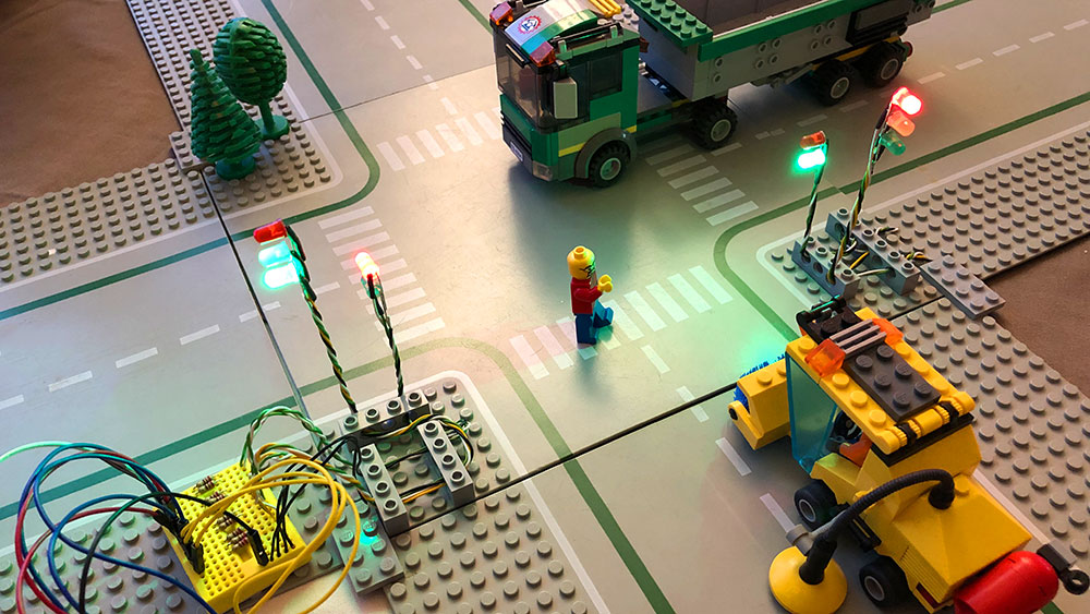 Arduino Ampel mit Lego