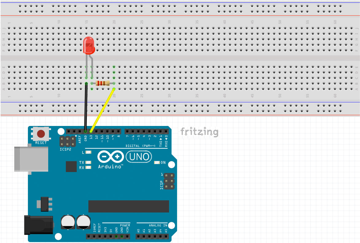 Arduino LED Blink Schaltung