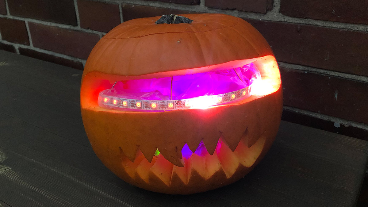 Arduino Halloween Kürbis