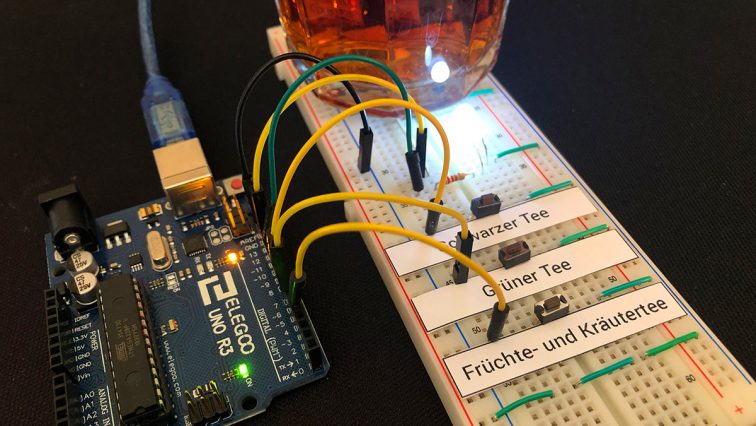 Nie weider bitteren Tee! – So baust du einen Tee-Timer mit Arduino